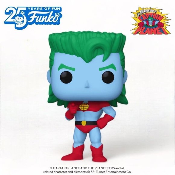 Funko POP! Captain Planet Figure #1323! - Picture 1 of 7